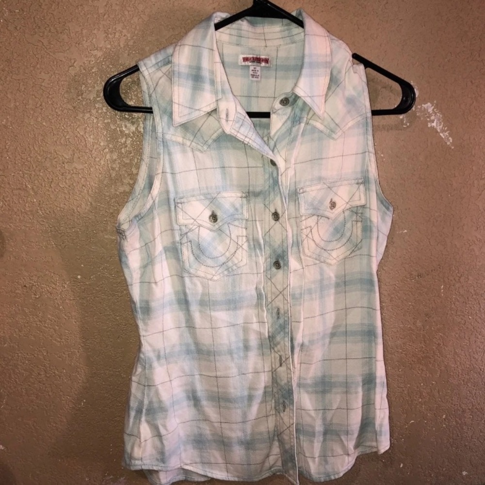 True Religion button shirt